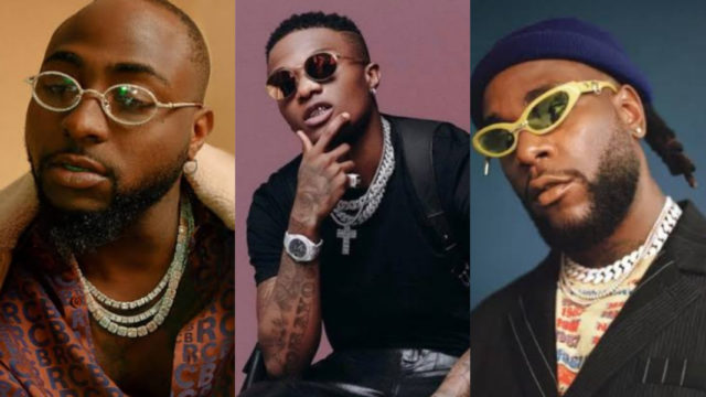 Wizkid Davido Burna Boy