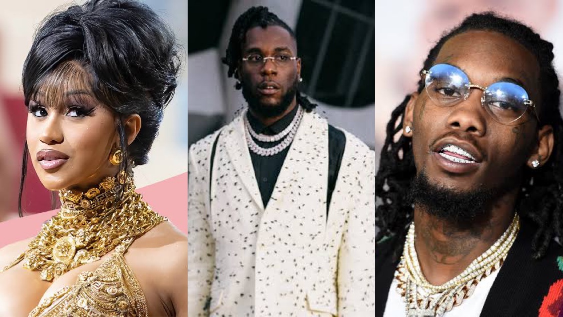 Cardi B Reacts To Offset's Post About Burna Boy And Wizkid
