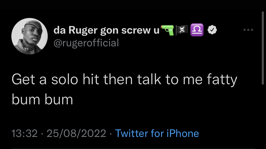 BNXN Fka Buju And Ruger Exchange Words Again On Twitter