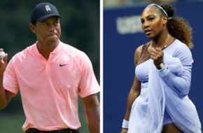 Tiger Woods and Serena Williams