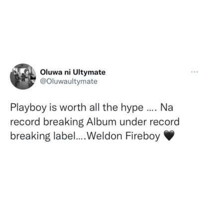 Fireboy DML 'Playboy' Album