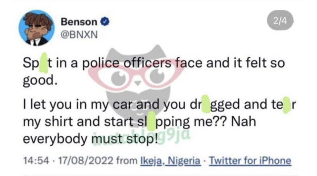 Police BNXN Buju Spit