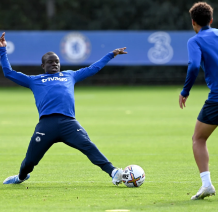 N'Golo Kante Training at Cohbams, Chelsea