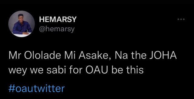 Asake OAU