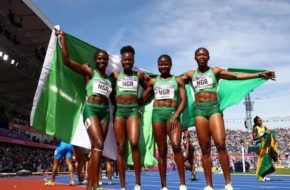 Nigeria's 4*100 meters team