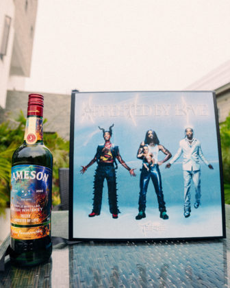 Jameson Irish Whiskey New limited edition bottle X Teezee ‘Arrested by Love’ album.