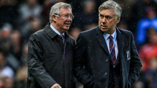 Ancelotti Alex Ferguson