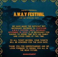 Davido A.W.A.Y festival