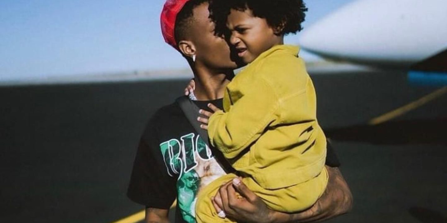 Wizkid's son Zion celebrates Dad's 34th birthday