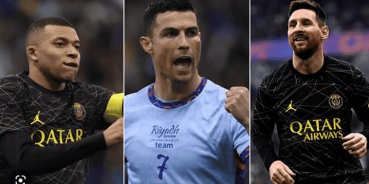 Ronaldo Messi Mbappe Neymar