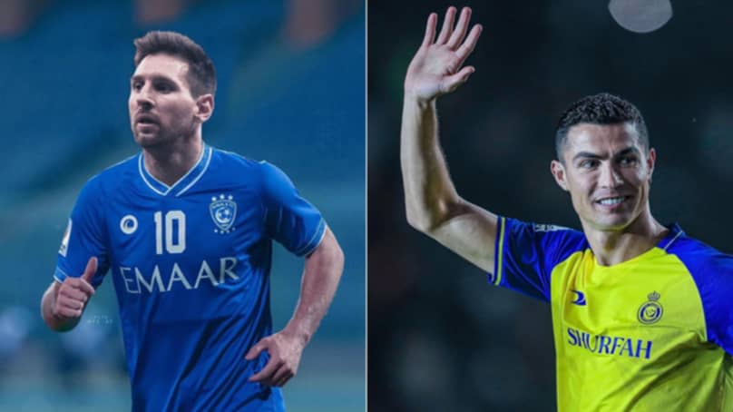 Lionel Messi could be offered salary with Al Nassr rival that would eclipse  Cristiano Ronaldo as Paris Saint-Germain superstar's dad spotted in Saudi  Arabia