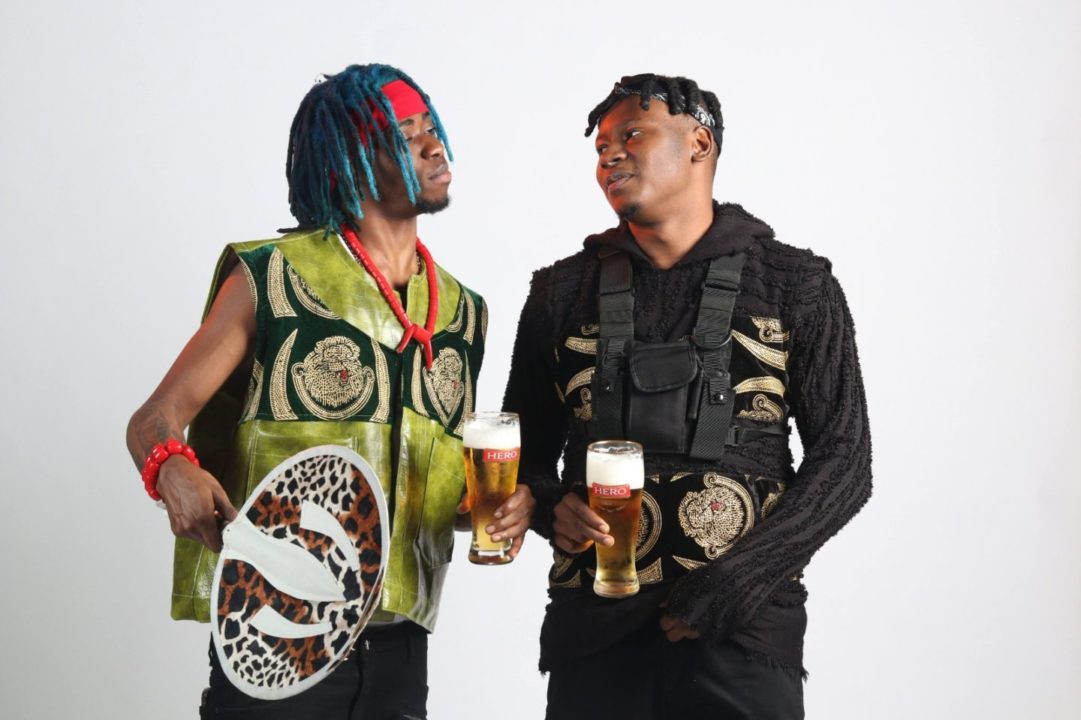 Jeriq and Kola  Boy Hero Lager Beer Ambassadors unveiled