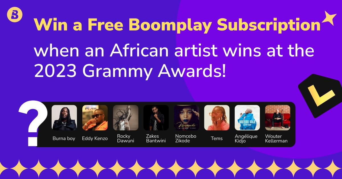 Boomplay to Celebrate African Music Excellence at the 65th Grammys with Free Subscription