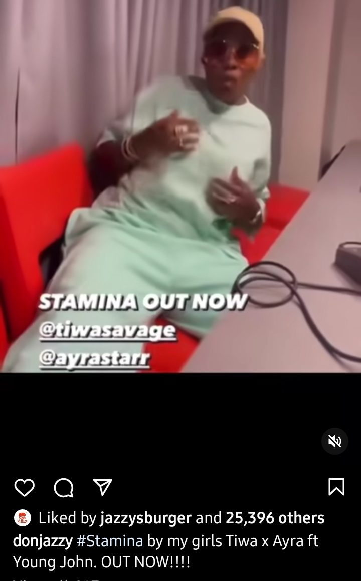 Tiwa Savage 'Stamina' Young Jonn Ayra Starr