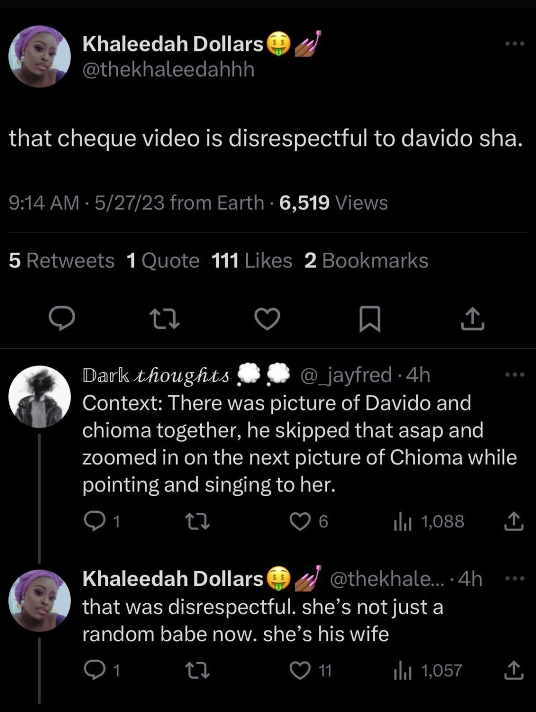 Cheque Davido