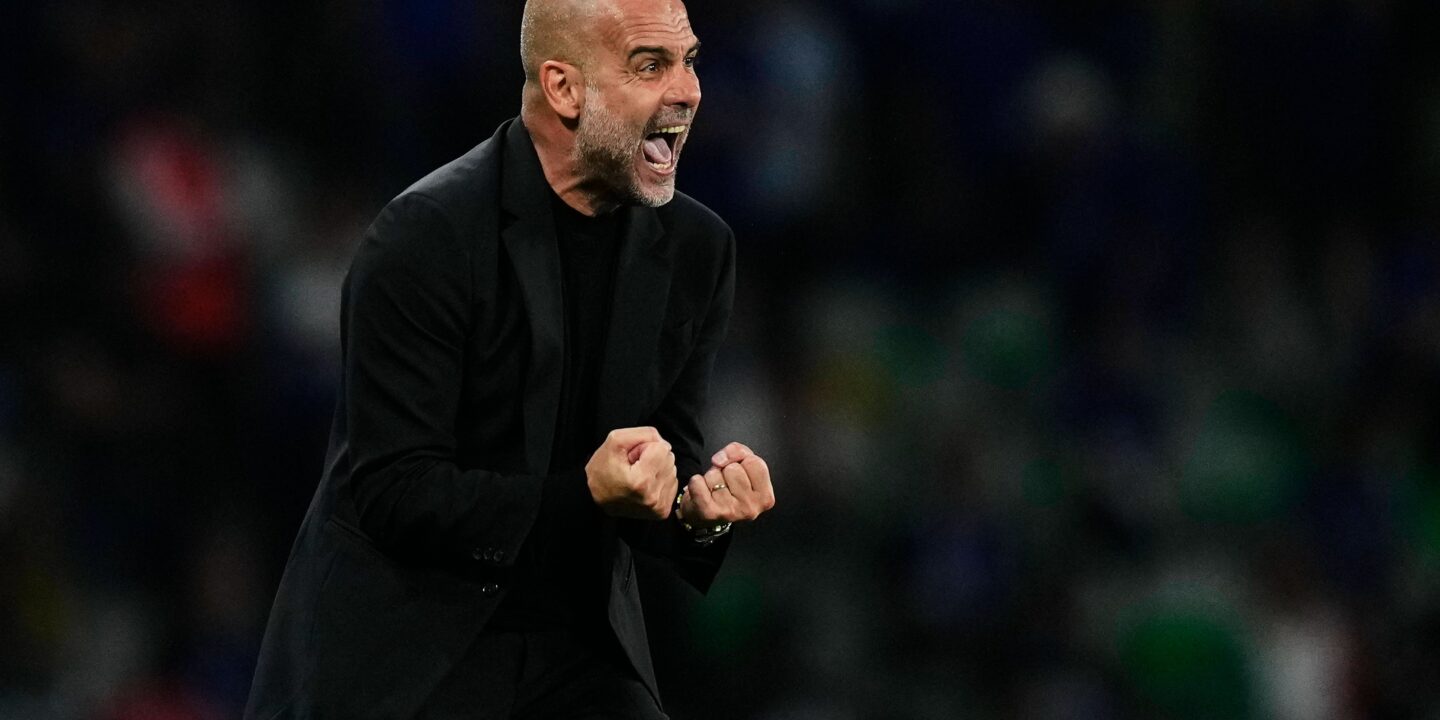 Pep Guardiola Leads Manchester City to Historic Treble | Notjustok