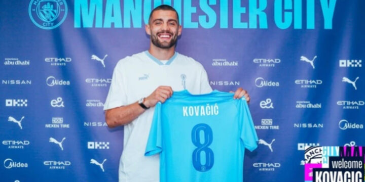 Kovacic Jersey Number Manchester City