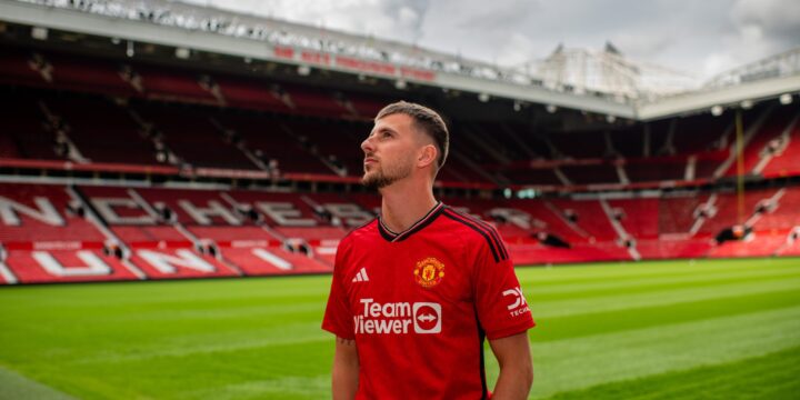 Mason Mount's unveiling at Manchester United