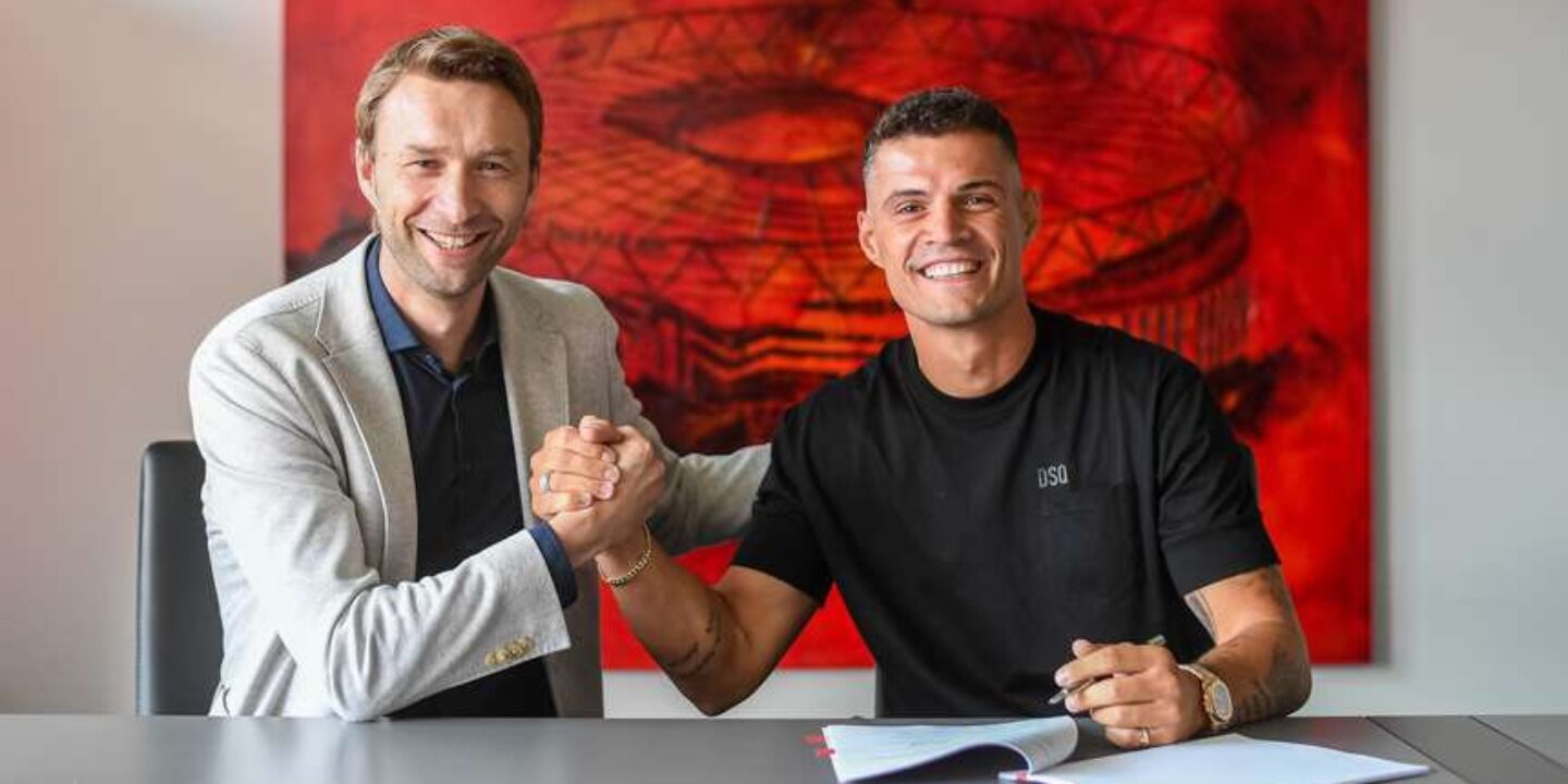 Granit Xhaka Signs Long-term Deal With Bayer Leverkusen | Notjustok