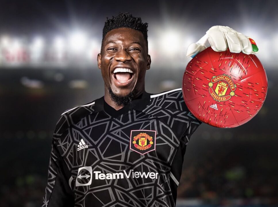Manchester United confirm the signing of Andre Onana