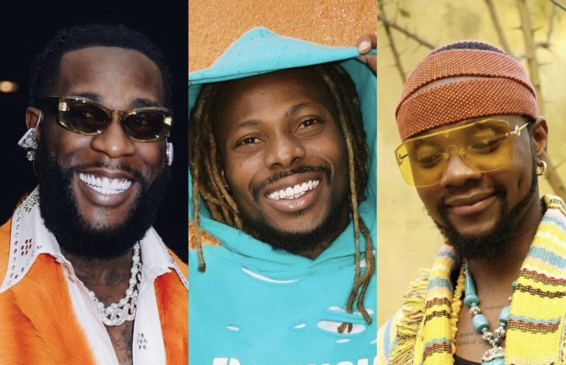 #16thHeadies: Burna Boy, Asake, Kizz Daniel, Others Bag High Nominations