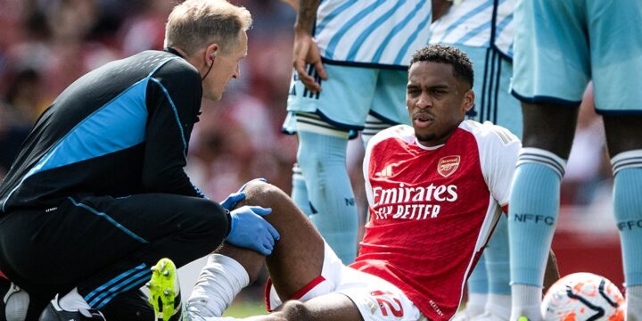 Jurrien Timber's injury against Nottingham Forest