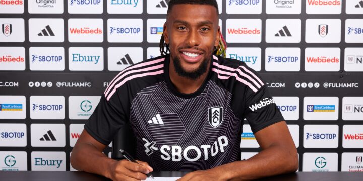 Alex Iwobi's unveiling at Fulham