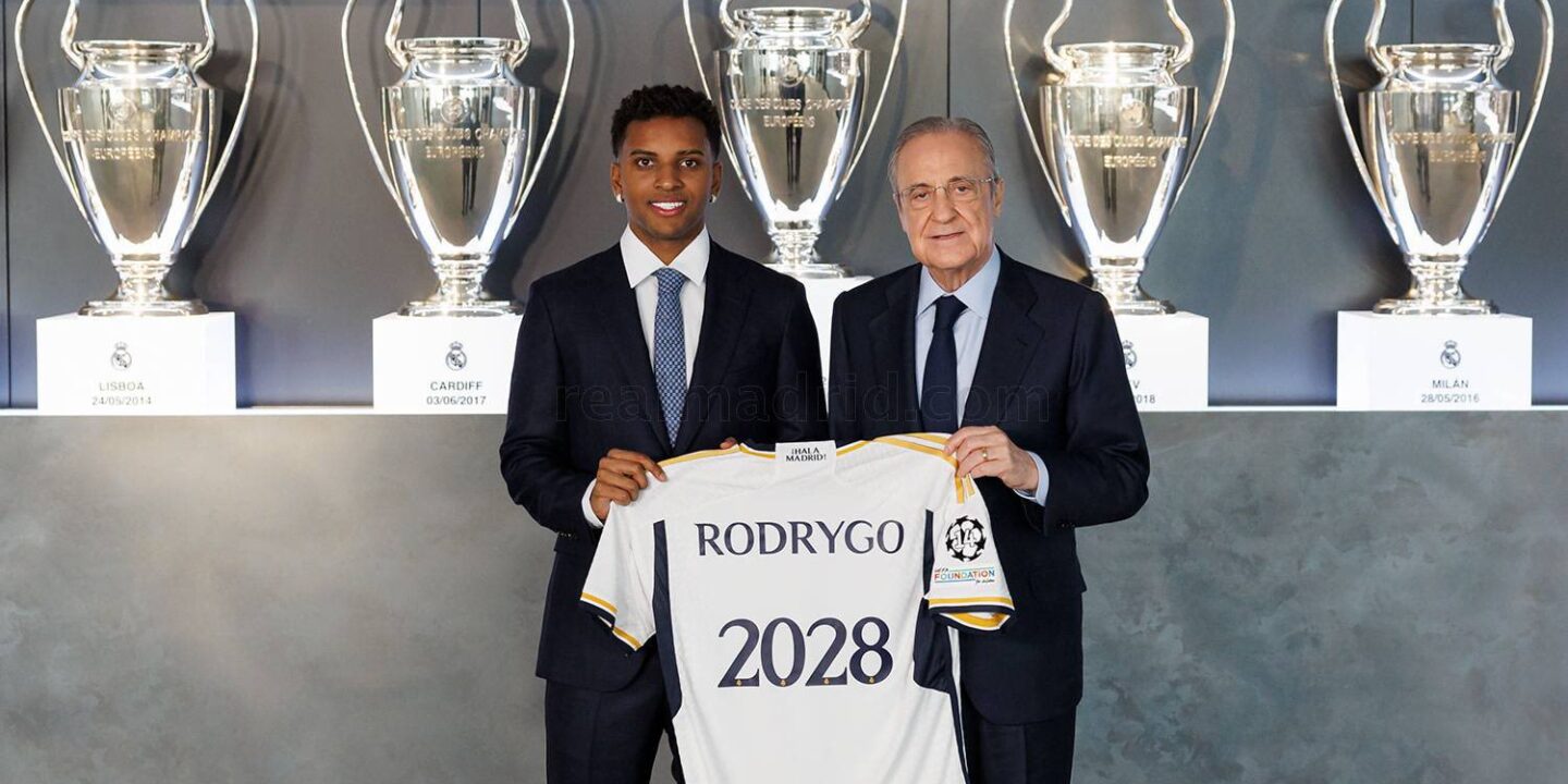 Rodrygo signs a contract extension with Real Madrid