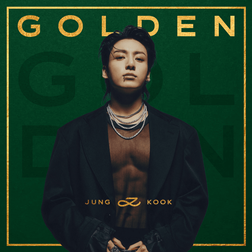 Jung Kook on cover of his latest album Golden