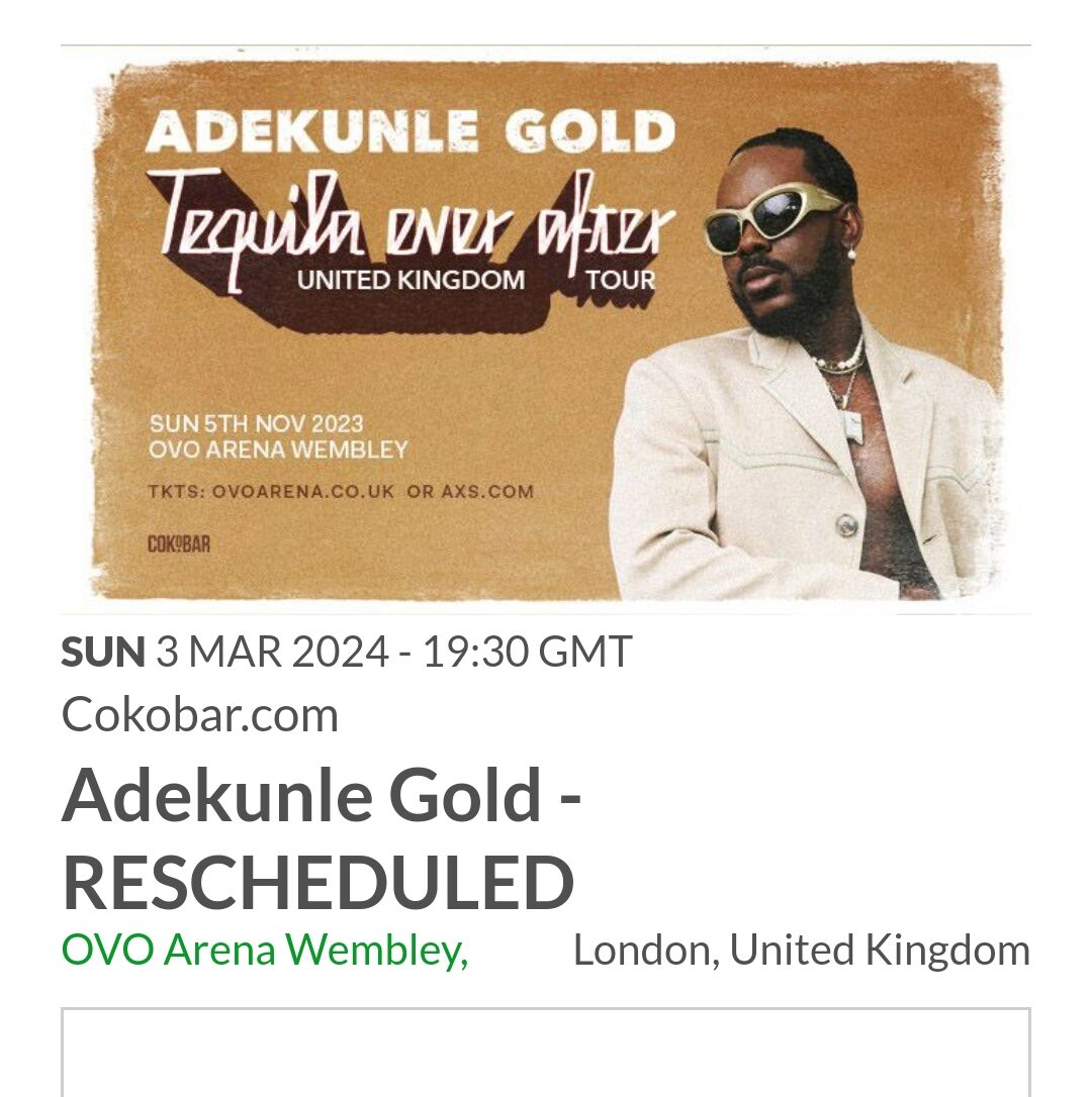 Adekunle Gold London Concert