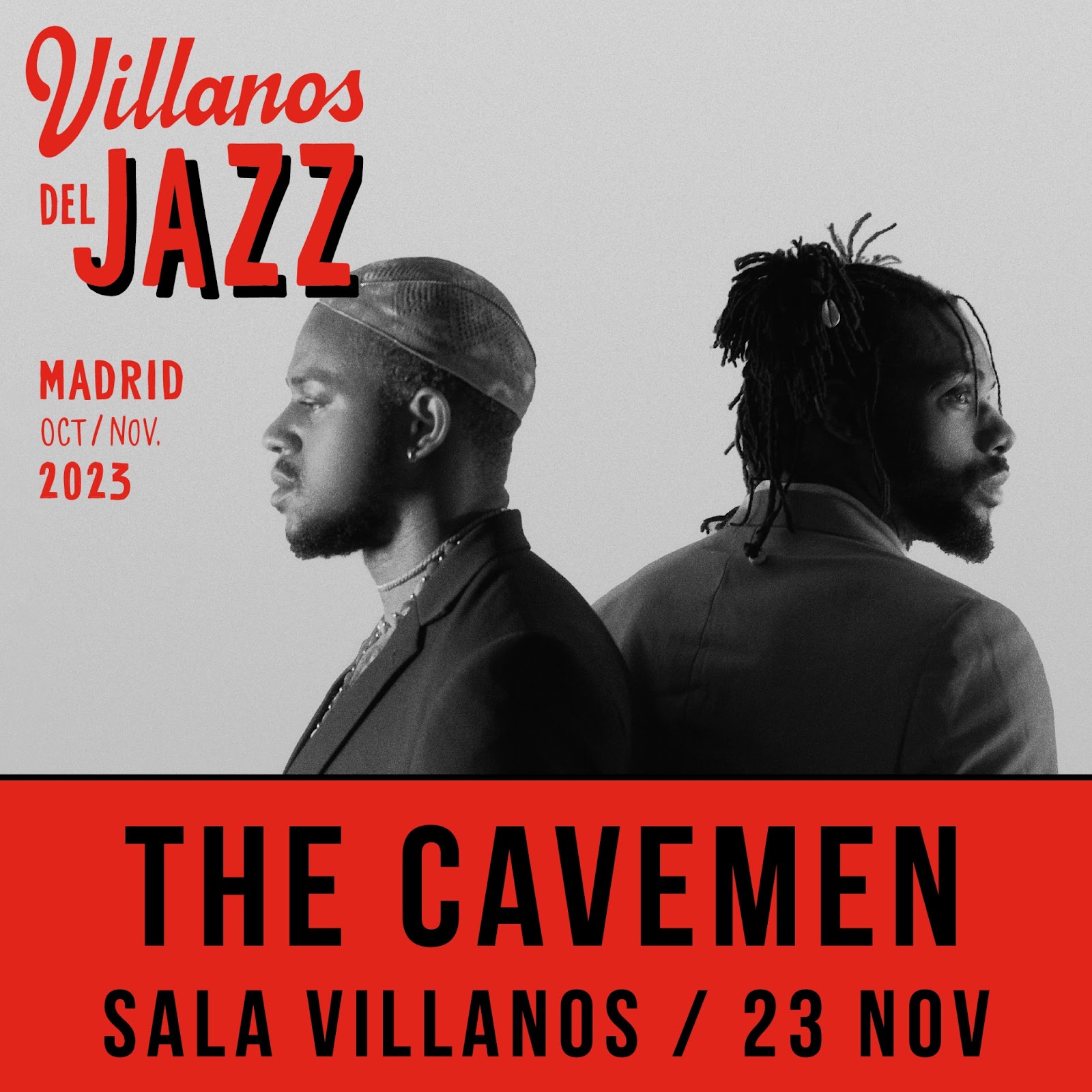 Cavemen Tour Date in Madrid Banner