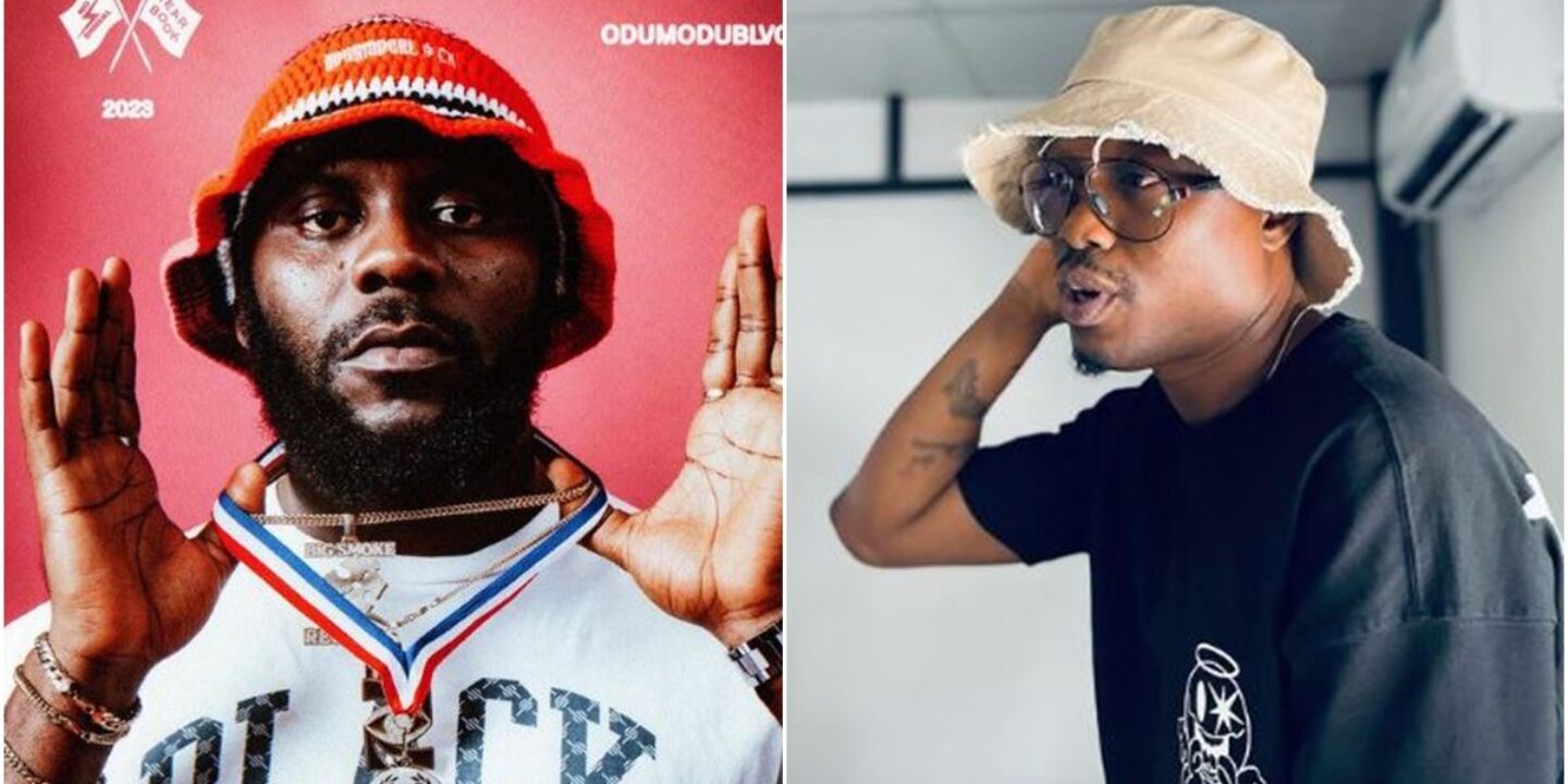 Odumodublvck responds to fans rap battle proposal with Vector Tha Viper