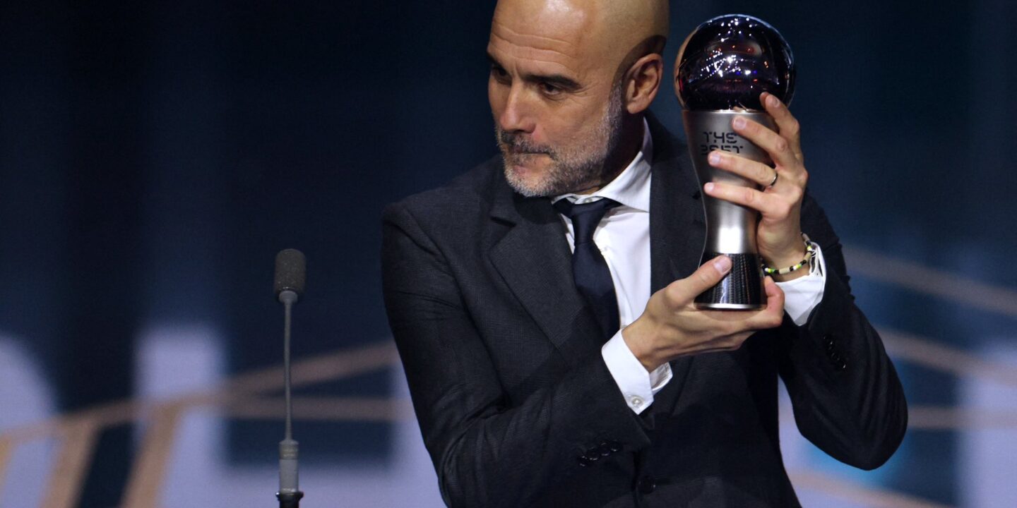 The Best: Pep Guardiola wins the best coach of the year award for 2023