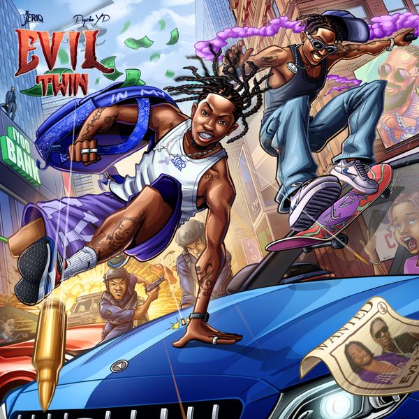 Jeriq and Psycho YP Evil Twin EP Cover