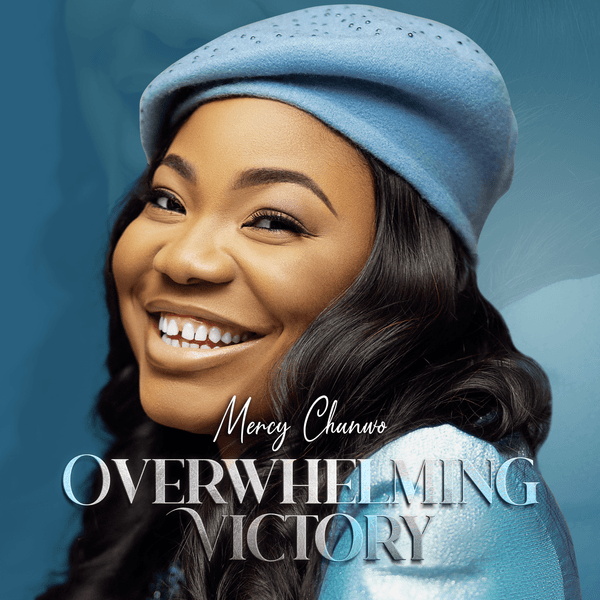 Mercy Chinwo on the cover for her new album Overwhelming Victory