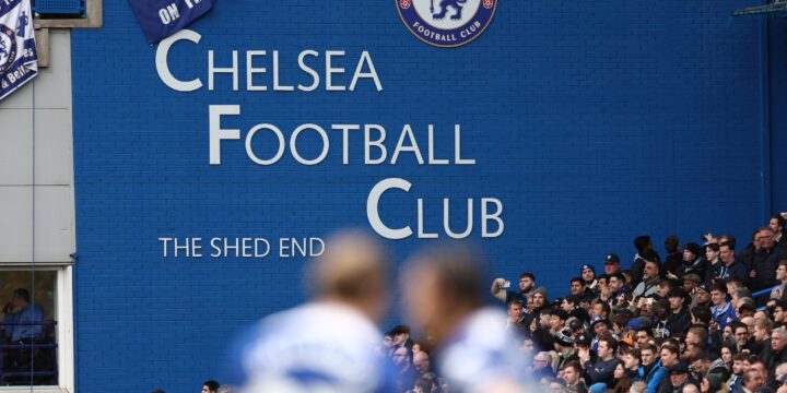 Chelsea's poster at Stamford Bridge
