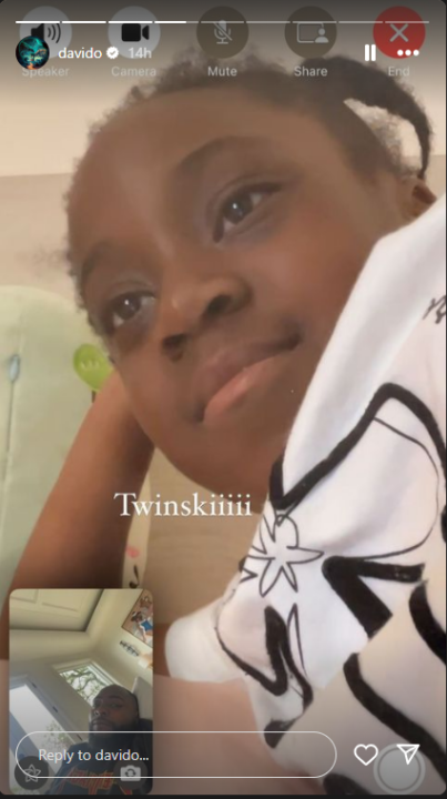 Davido and second daughter, Hailey