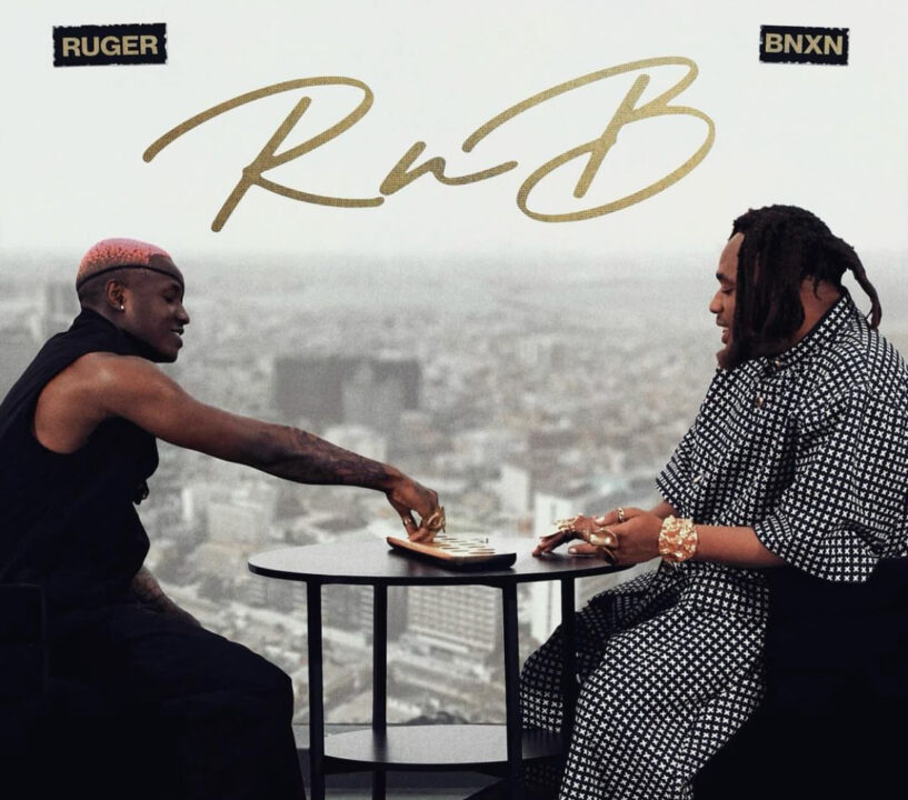Ruger and BNXN on the cover art for their RNB extended play collection