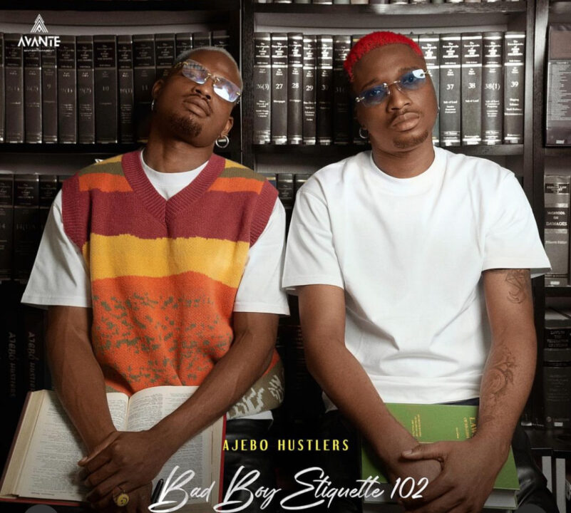 Ajebo Hustlers on the cover of their new album Bad Boy Etiquette 102 Continuous Assessment