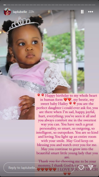 Davido's daughter, Hailey's 7th birthday