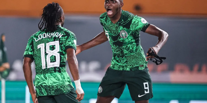 super eagles Ademola Lookman and Victor Osimhen