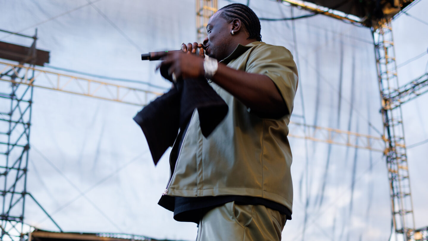 Wande Coal performing at Tribeville Festival 2024