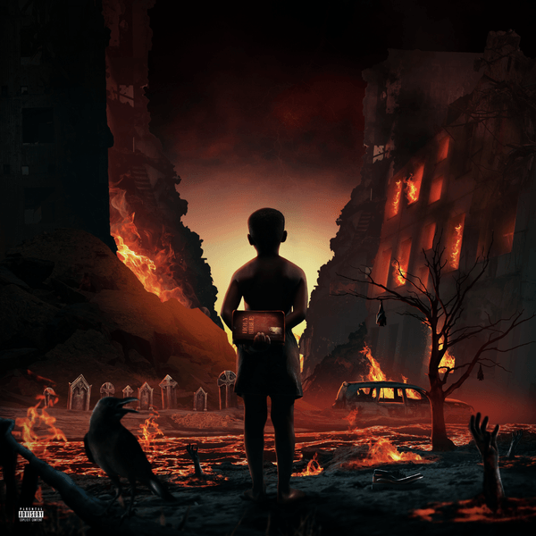 Cover art for Born In Hell Album by Kweku Smoke