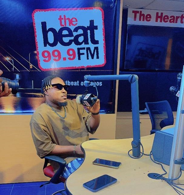 Twicy on 99.9 Beat FM Lagos for Lotto and Live it up singles