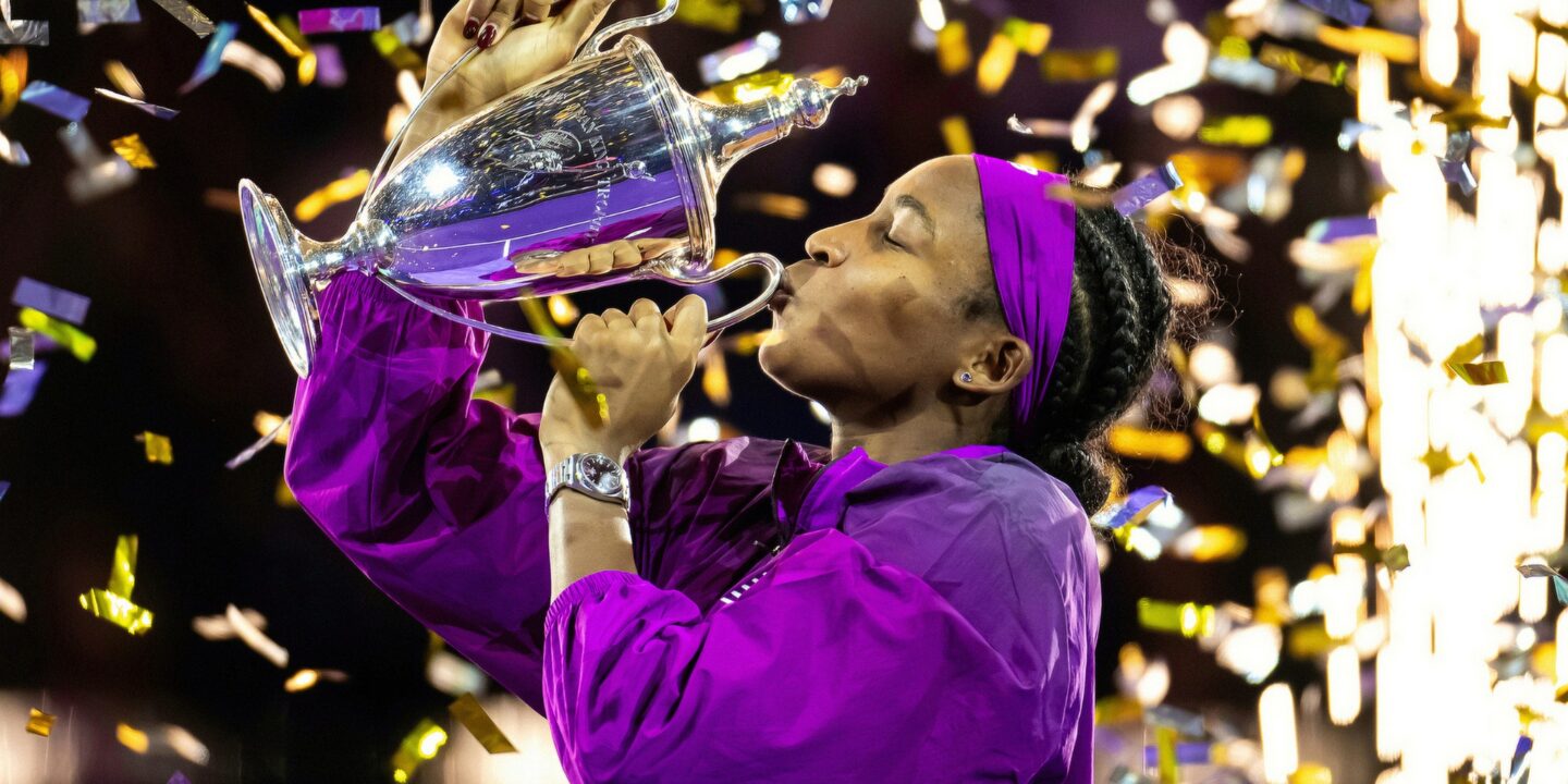 Coco Guaff clinches her first WTA finals trophy