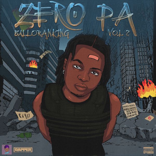 Cover Art for Zero Panic Vol 2 album by Balloranking