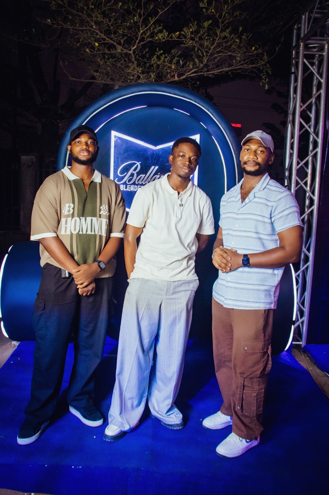 Gents at the Ballantine's blended Scotch whisky 2024 Festival