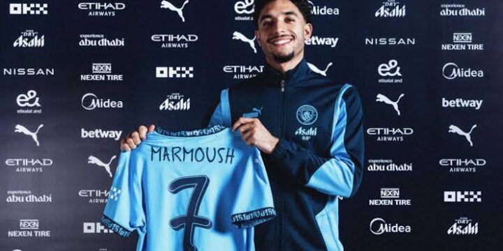 Omar Marmoush signs for Manchester City