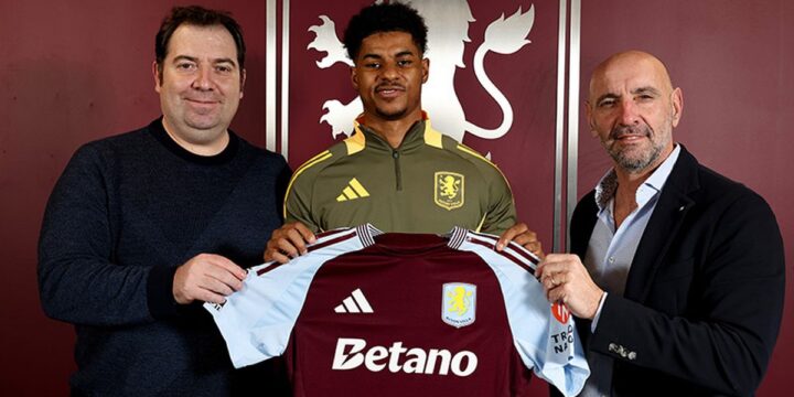 Marcus Rashford joins Aston Villa