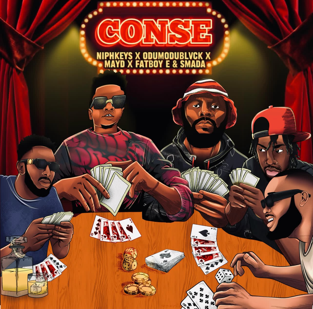 Cover Art for Conse by Niphkeys and Odumodublvck